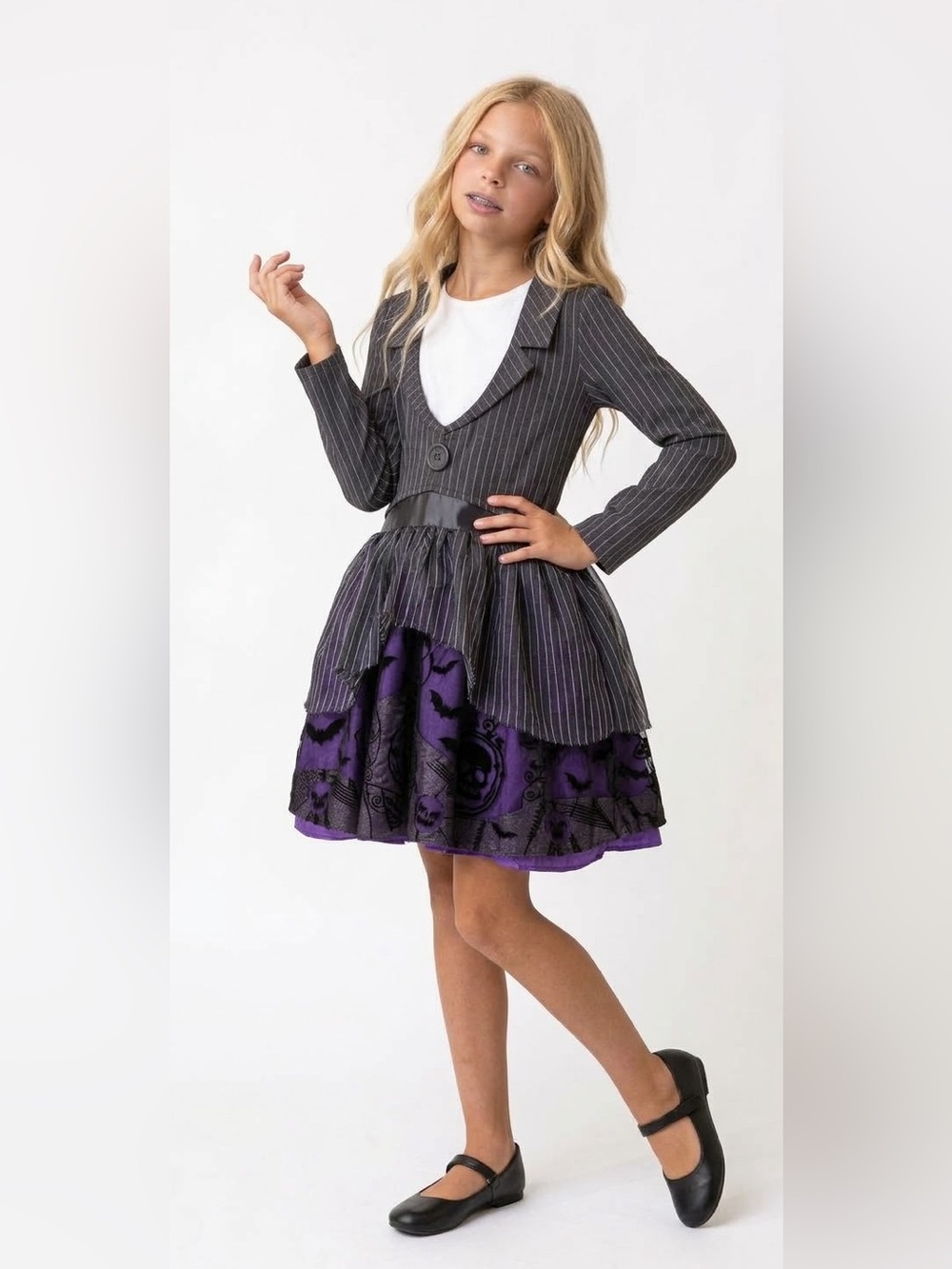 Disneys Nightmare Before Christmas Jack Skellington Dress Costume, size Medium